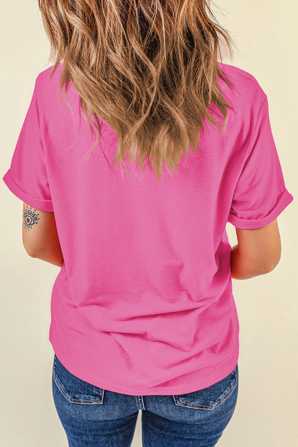 Sachet Pink Glitter Ghost Graphic Halloween T Shirt - Blu Pepper Boutique