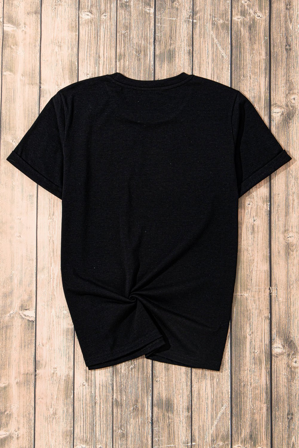 Black Rugby Football Bowknot Pattern Game Day T Shirt - Blu Pepper Boutique