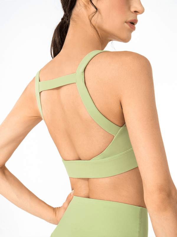 Anti-hunchback posture correction with chest pad sports bra fitness back yoga vest bra - Blu Pepper Boutique