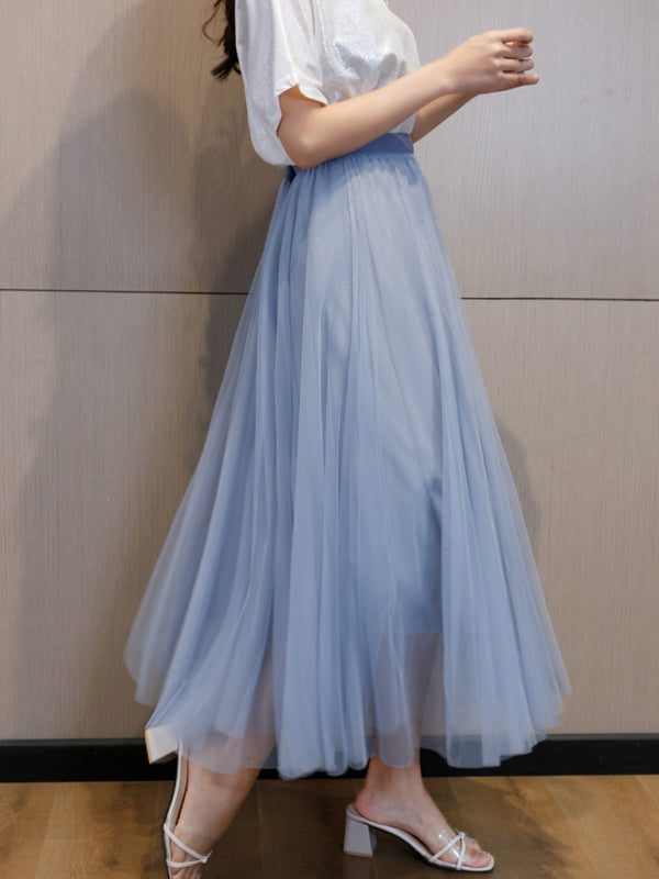 Women's A-Line Skirt Mid Length Skirt