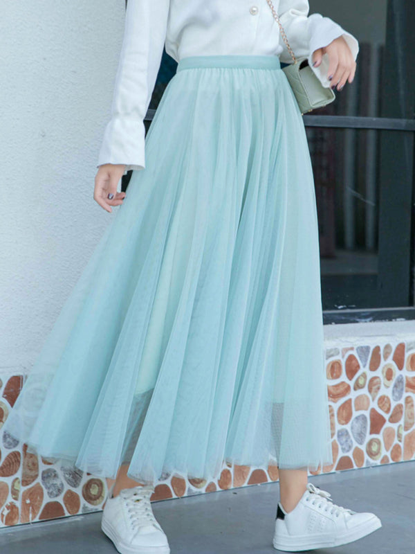Women's A-Line Skirt Mid Length Skirt