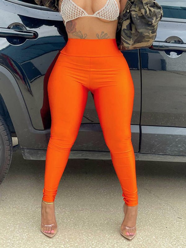 Halloween Elastic Slim Fit Sports Tight Leggings - Blu Pepper Boutique