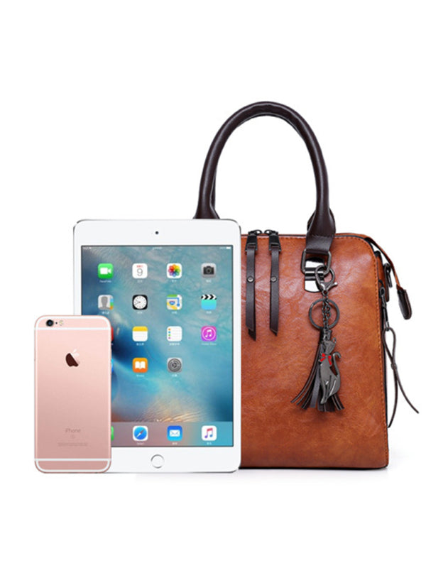New Fashion Messenger Bag Four-Piece Set Retro Mother-in-Chief Handbag