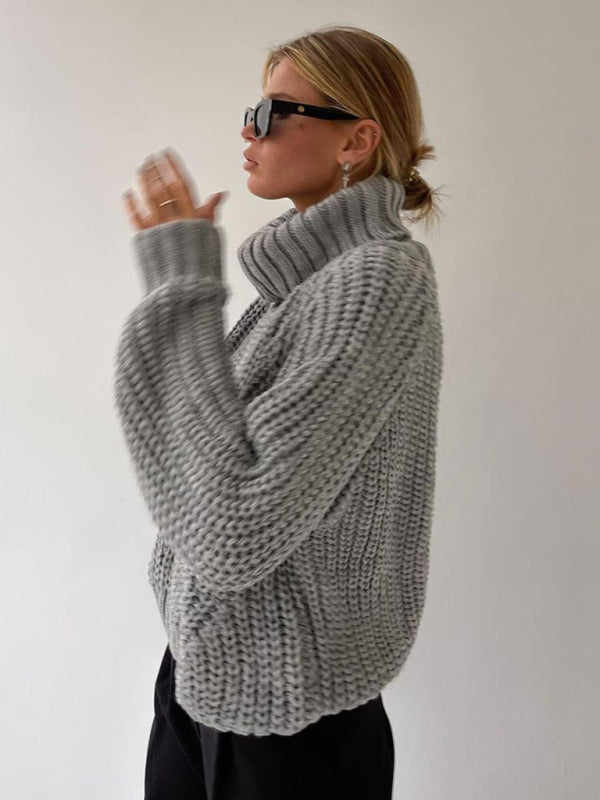 New women's loose casual versatile long-sleeved sweater